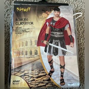 Roman gladiator costume size large. Never worn.